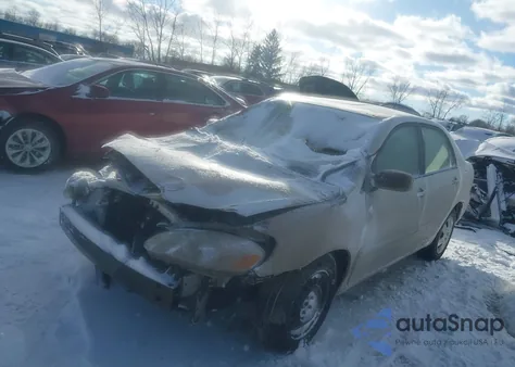 2004 Toyota Corolla Le z USA, uszkodzony, nr VIN 1NXBR38E84Z338451